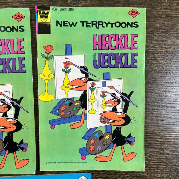 Whitman Publishing Lot of 3 Heckle and Jeckle Vintage Comics 1970s - Picture 5 of 12